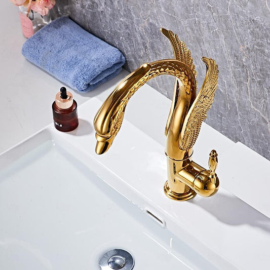 Mineral Mercantile Bathroom Sink Faucet - Classic Electroplated Centerset Single Handle One HoleBath Taps #17403223