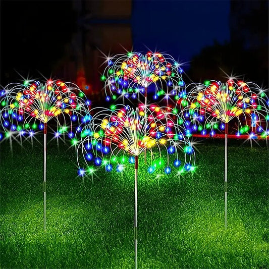 Mineral Mercantile Solar Fireworks Lights 90/120/150/200 LEDS Outdoor DIY Solar Lights Garden Decorative Lights Waterproof Fairy Lights Lawn Lights #9461327