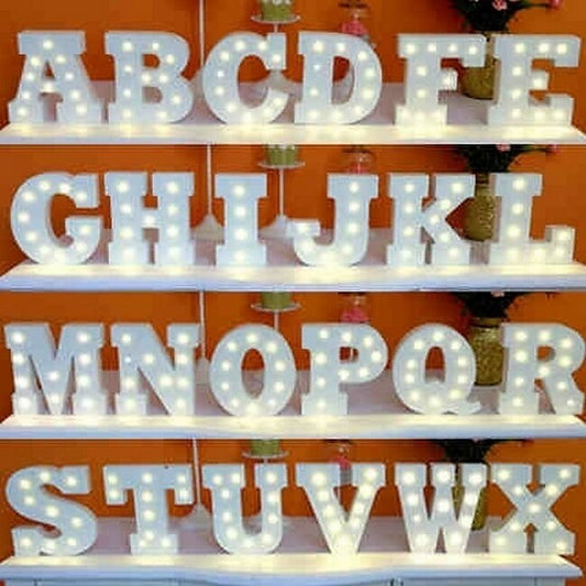 Mineral Mercantile LED Letter Lights Sign 26 Letters Alphabet Light Up Letters Sign for Night Light Wedding Birthday Party Battery Powered Christmas Dorm Lamp Home Bar Decoration #6184711