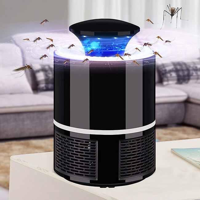 Mineral Mercantile Automatic Indoor Insect Trap - UV Black Light & Fan Mosquito, Fruit Fly & Gnat Killer with USB Rechargeable #6755857