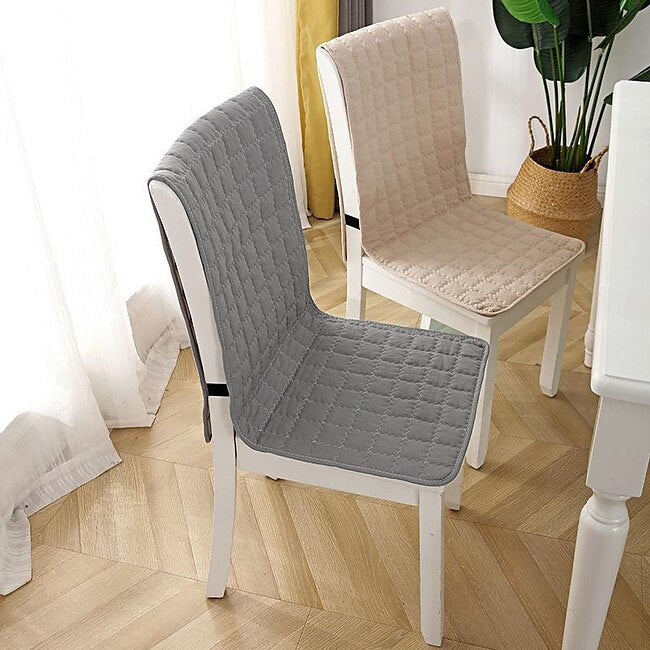 Mineral Mercantile Dining Chair Cover Chair Seat Cushion Pad Slipcover  High Back Dining Chair Cover Non-Slip with Ties Thick Durable and Washable Pads for Dining Room, Office, Kitchen 1PC #9396803