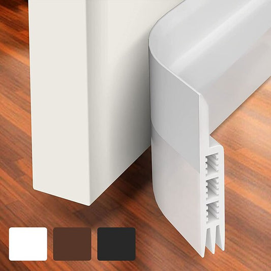 Mineral Mercantile Door Draft Stopper Under Door Draft Blocker Insulator Door Sweep Weather Stripping Noise Stopper Strong Adhesive 39 Length 1M #9461360