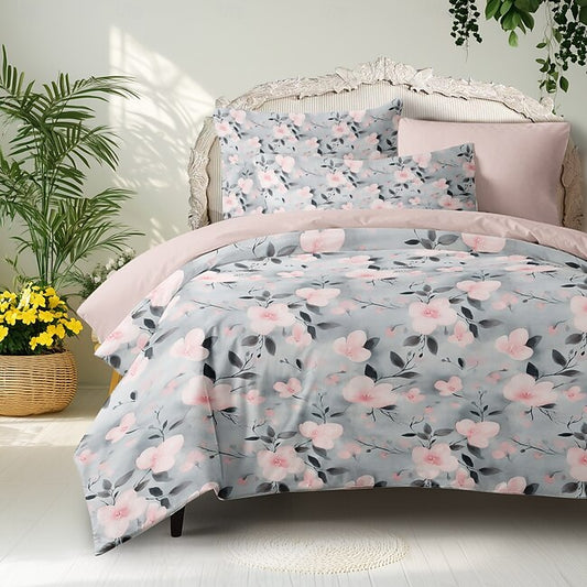 Mineral Mercantile Floral Plant Duvet Cover Full Size Bedding Set Bed Sets Quilt Cover Soft Lightweight Comforter Cover with 2 Pillowcases for Summer Spring #17570779